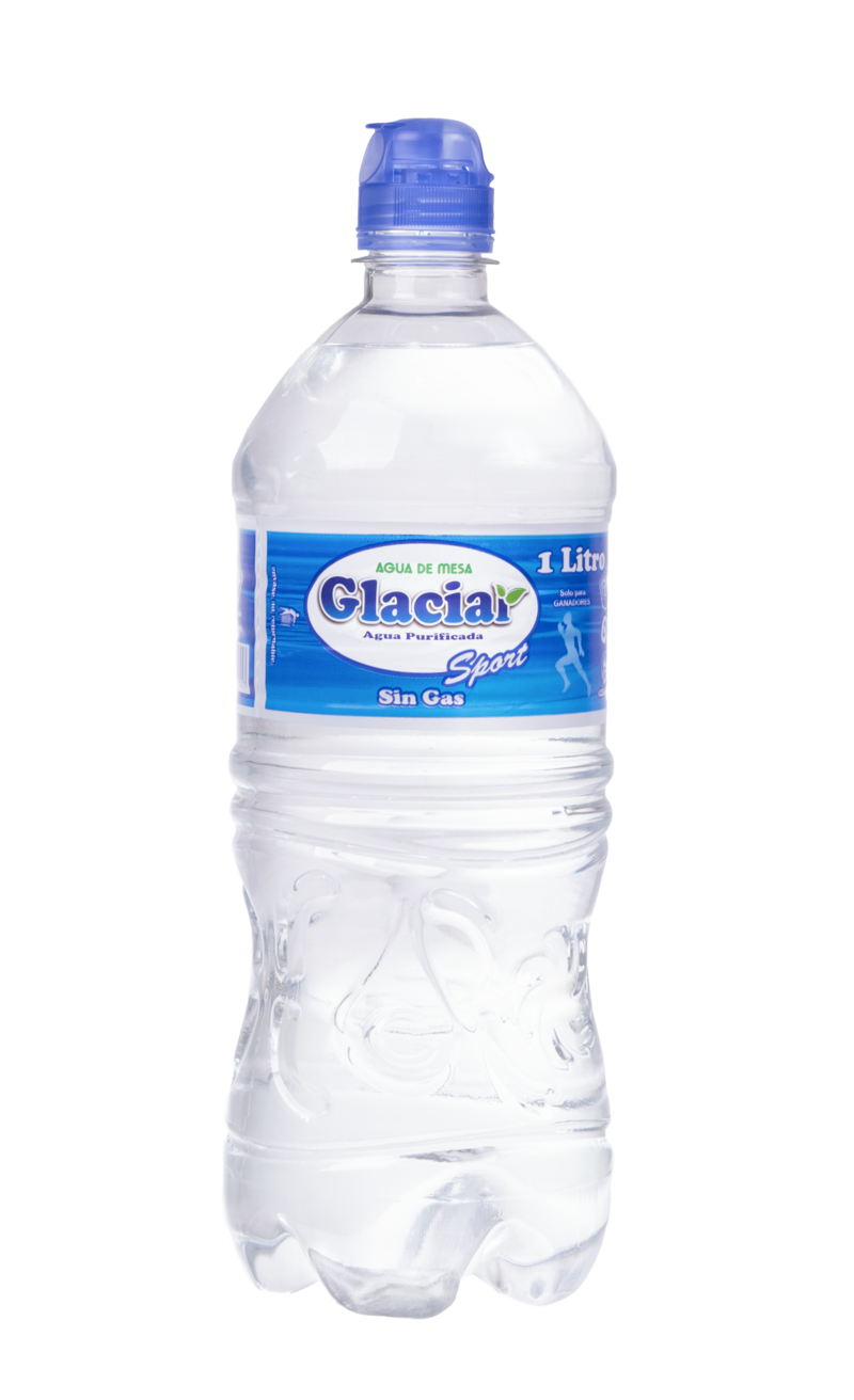 Agua destilada. Botella de 1 litro